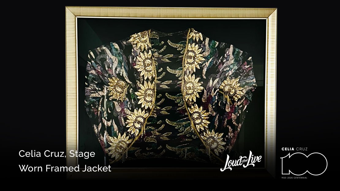 Bid To Win the first piece ever sold from Celia Cruz Estate